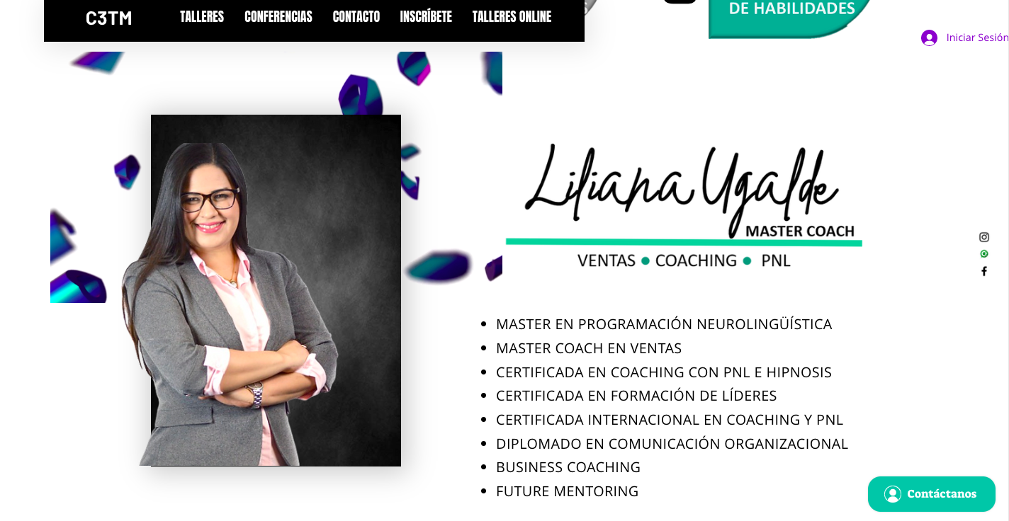 Página web para coaches
