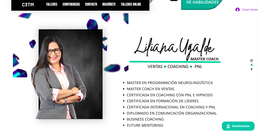 Página web para coaches
