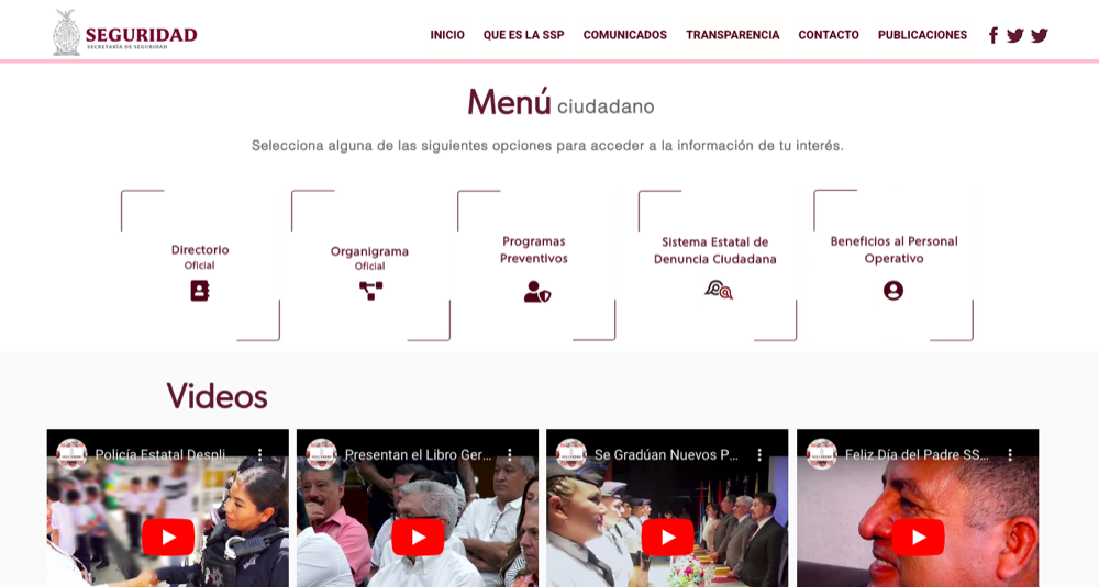 Sitios para instituciones