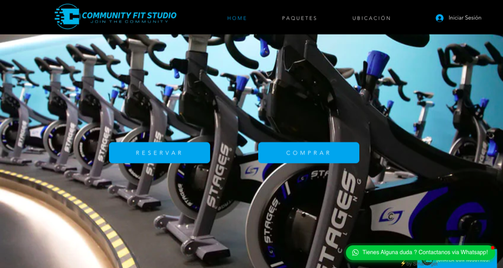 Páginas web para gimnasios